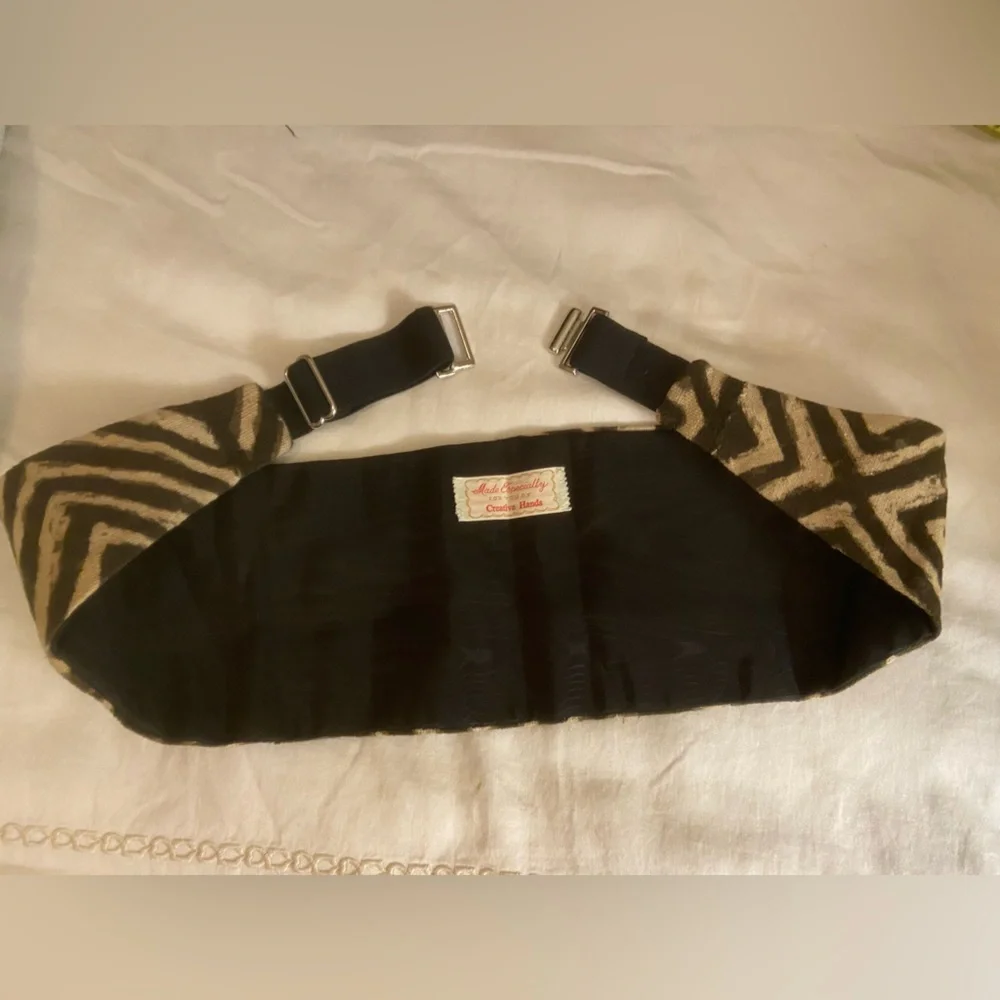 Vintage Cummerbund Tribal Patterned